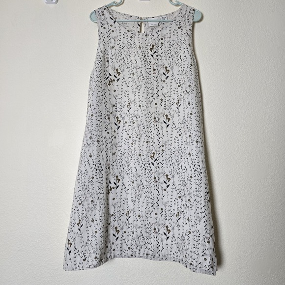 Rachel Zoe Dresses & Skirts - Rachel Zoe Women's XL Floral Shift Dress 100% Linen Pockets Coastal Beach Boho
